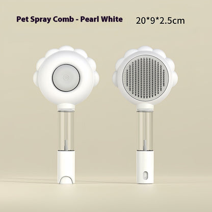 Self-Cleaning Pet Grooming Brush with Built-In Spray - Elorapets Elorapets Spray White j4e0kn-zs 0 Self-Cleaning Pet Grooming Brush with Built-In Spray