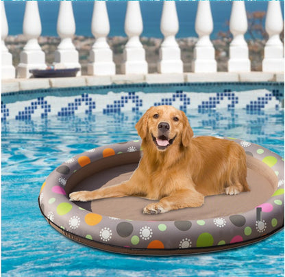 Inflatable Dog Swimming Pool – Floating Pet Pool Bed - Elorapets Elorapets Orange model j4e0kn-zs 0 Inflatable Dog Swimming Pool – Floating Pet Pool Bed
