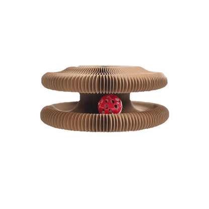Accordion Cat Scratcher Toy – Interactive Ball & Scratch Pad - Elorapets Elorapets Wood j4e0kn-zs 4 Accordion Cat Scratcher Toy – Interactive Ball & Scratch Pad