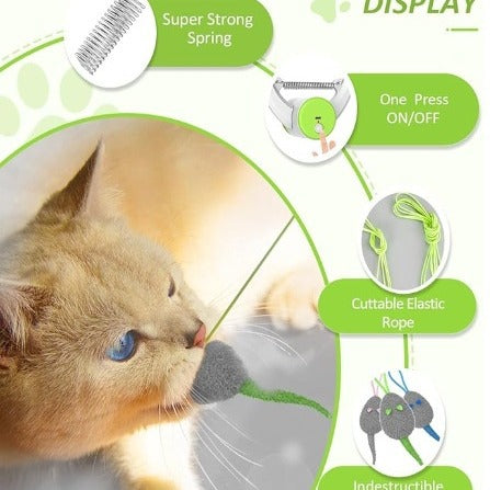 Electric Hanging Mouse Cat Toy – Automatic Teaser - Elorapets Elorapets Sky Blue j4e0kn-zs 0 Electric Hanging Mouse Cat Toy – Automatic Teaser