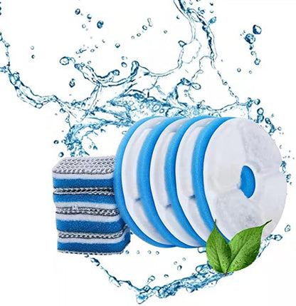 Stainless Steel Pet Water Fountain – Automatic Circulation Dispenser - Elorapets Elorapets Filter cotton set / 220V US j4e0kn-zs 0 Stainless Steel Pet Water Fountain – Automatic Circulation Dispenser