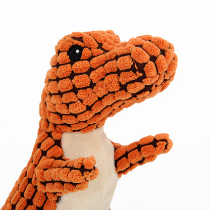 Plush Dinosaur Dog Toy – Squeaky Chew Toy - Elorapets Elorapets Set / 25cm j4e0kn-zs 0 Plush Dinosaur Dog Toy – Squeaky Chew Toy