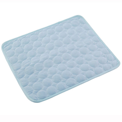 Dog Cooling Mat – Summer Ice Silk Bed for Dogs & Cats - Elorapets Elorapets Light Blue / XS40*30cm j4e0kn-zs 0 Dog Cooling Mat – Summer Ice Silk Bed for Dogs & Cats