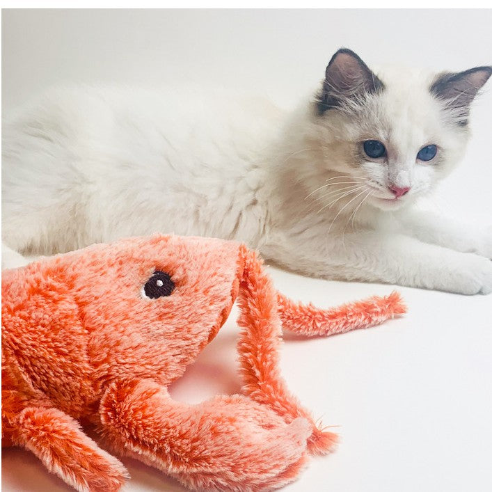 Interactive Jumping Shrimp Cat Toy (USB Rechargeable) - Elorapets Elorapets Jumping shrimp random color / About 35CM / USB j4e0kn-zs 0 Interactive Jumping Shrimp Cat Toy (USB Rechargeable)