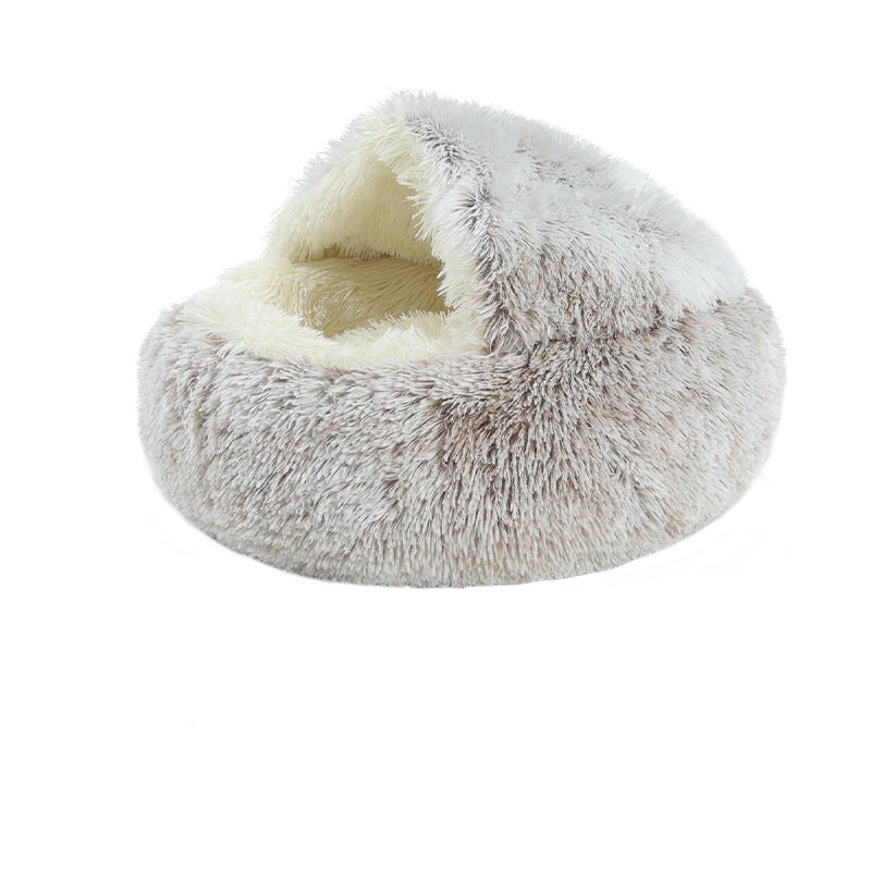 Crystal velvet warm round half-pack cat litter - Elorapets Elorapets Green / 65x65cm j4e0kn-zs 0 Crystal velvet warm round half-pack cat litter
