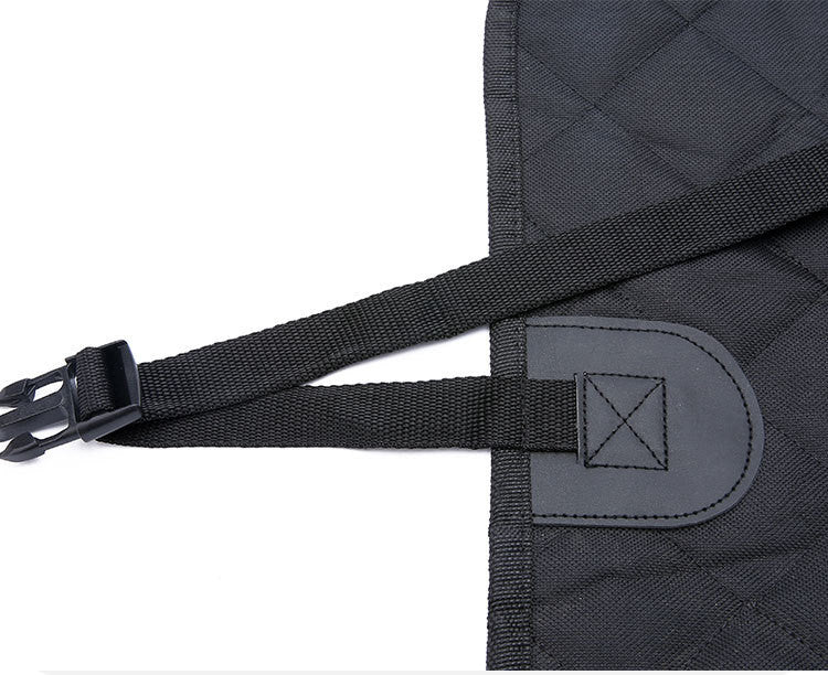 Dog Car Seat Cover Hammock with Mesh Window – Rear Seat Protector - Elorapets Elorapets A black with blue leash j4e0kn-zs 0 Dog Car Seat Cover Hammock with Mesh Window – Rear Seat Protector