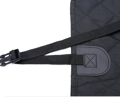 Dog Car Seat Cover Hammock with Mesh Window – Rear Seat Protector - Elorapets Elorapets A black with blue leash j4e0kn-zs 0 Dog Car Seat Cover Hammock with Mesh Window – Rear Seat Protector