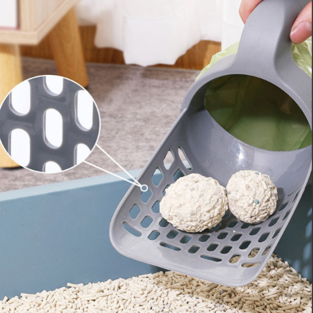Large Capacity Cat Litter Box – Portable & Washable - Elorapets Elorapets Cat Litter Scoop Including Bag / Conventional j4e0kn-zs 0 Large Capacity Cat Litter Box – Portable & Washable