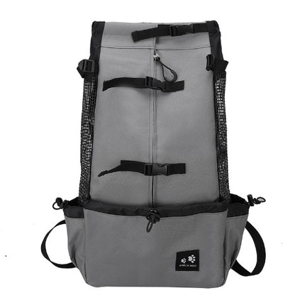 Dog Carrier Backpack – Portable Travel Pet Bag (Double Shoulder) - Elorapets Elorapets Dark grey / M j4e0kn-zs 0 Dog Carrier Backpack – Portable Travel Pet Bag (Double Shoulder)