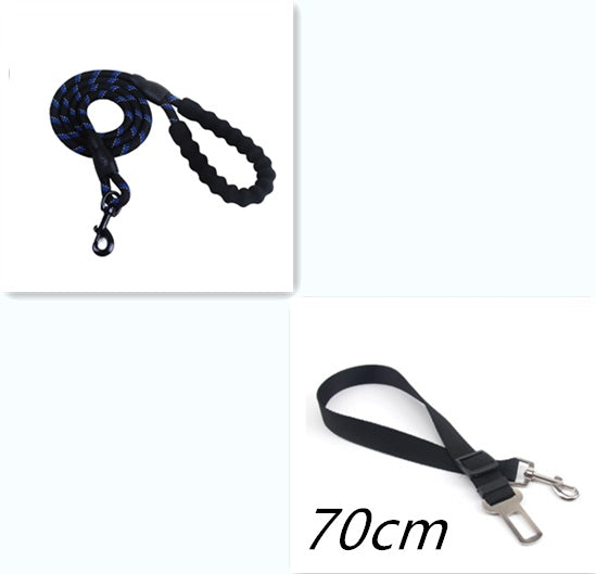 Reflective Nylon Dog Leash – Training & Walking Lead for All Sizes - Elorapets Elorapets Black set j4e0kn-zs 0 Reflective Nylon Dog Leash – Training & Walking Lead for All Sizes