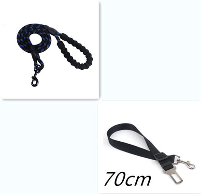 Reflective Nylon Dog Leash – Training & Walking Lead for All Sizes - Elorapets Elorapets Black set j4e0kn-zs 0 Reflective Nylon Dog Leash – Training & Walking Lead for All Sizes