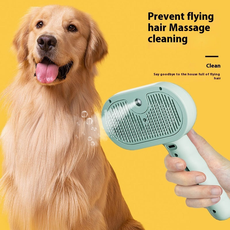 Pet Spray Grooming Comb – Hair Remover & Dematting Brush - Elorapets Elorapets White j4e0kn-zs 0 Pet Spray Grooming Comb – Hair Remover & Dematting Brush