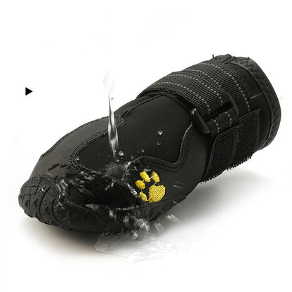 Pet Dog Foot Cover Waterproof Dog Boots - Elorapets Elorapets Black / 1 j4e0kn-zs 0 Pet Dog Foot Cover Waterproof Dog Boots