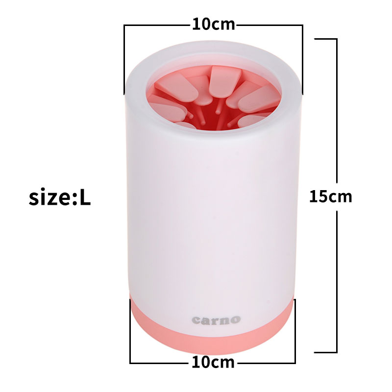 Portable Pet Paw Cleaner Cup Soft Silicone Comb - Elorapets Elorapets Pink / L j4e0kn-zs 0 Portable Pet Paw Cleaner Cup Soft Silicone Comb