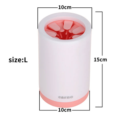 Portable Pet Paw Cleaner Cup Soft Silicone Comb - Elorapets Elorapets Pink / L j4e0kn-zs 0 Portable Pet Paw Cleaner Cup Soft Silicone Comb