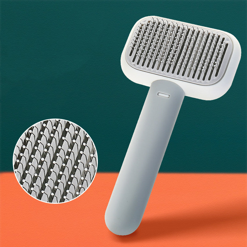 Stainless Steel Pet Grooming Comb – Dog & Cat Detangling Brush - Elorapets Elorapets Grey / 1PCS j4e0kn-zs 0 Stainless Steel Pet Grooming Comb – Dog & Cat Detangling Brush