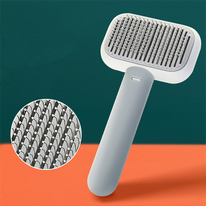 Stainless Steel Pet Grooming Comb – Dog & Cat Detangling Brush - Elorapets Elorapets Grey / 1PCS j4e0kn-zs 0 Stainless Steel Pet Grooming Comb – Dog & Cat Detangling Brush