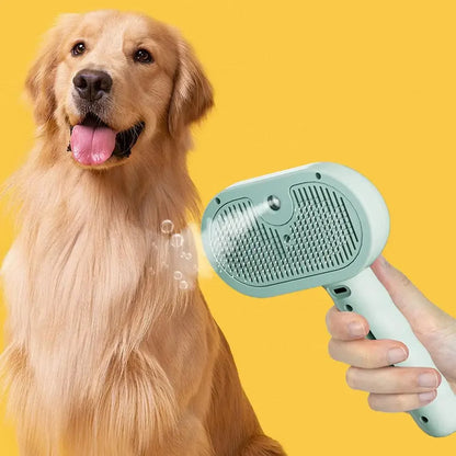 Pet Spray Grooming Comb – Hair Remover & Dematting Brush - Elorapets Elorapets White j4e0kn-zs 0 Pet Spray Grooming Comb – Hair Remover & Dematting Brush