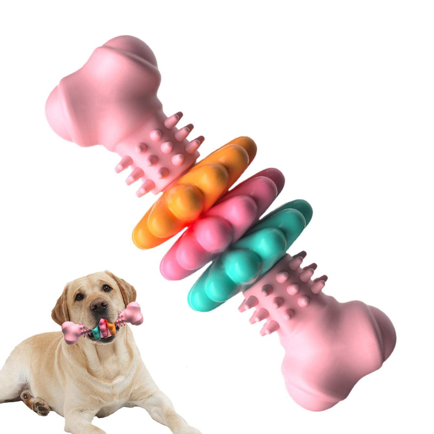 Indestructible TPR Dog Chew Bone – Teeth Cleaning Toy - Elorapets Elorapets Blue j4e0kn-zs 0 Indestructible TPR Dog Chew Bone – Teeth Cleaning Toy