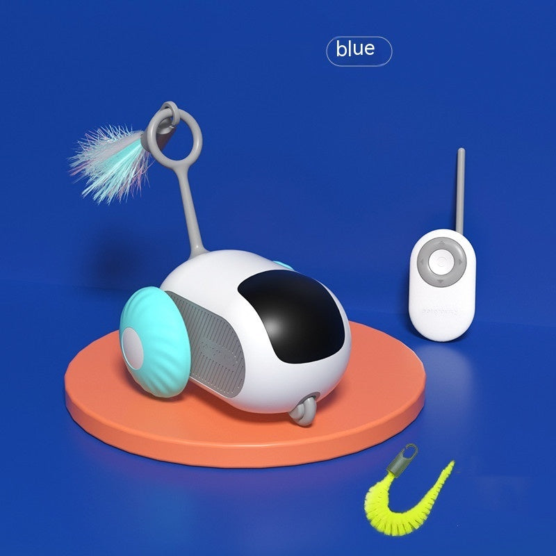 Remote Control Cat Toy Car – USB Rechargeable Chaser - Elorapets Elorapets Blue Running Car / USB j4e0kn-zs 0 Remote Control Cat Toy Car – USB Rechargeable Chaser