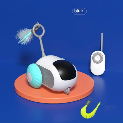 Remote Control Cat Toy Car – USB Rechargeable Chaser - Elorapets Elorapets Blue Running Car / USB j4e0kn-zs 0 Remote Control Cat Toy Car – USB Rechargeable Chaser