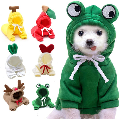Cute Fruit Dog Hoodie – Warm Fleece Winter Coat for Small Dogs - Elorapets Elorapets 1 Style / XS j4e0kn-zs 0 Cute Fruit Dog Hoodie – Warm Fleece Winter Coat for Small Dogs