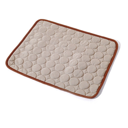 Cooling Pet Ice Mat – Summer Dog & Cat Cooling Pad - Elorapets Elorapets Brown / 40x30cm j4e0kn-zs 0 Cooling Pet Ice Mat – Summer Dog & Cat Cooling Pad