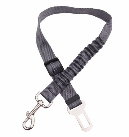 Adjustable Reflective Dog Car Seat Belt – Safety Harness Lead - Elorapets Elorapets grey j4e0kn-zs 0 Adjustable Reflective Dog Car Seat Belt – Safety Harness Lead