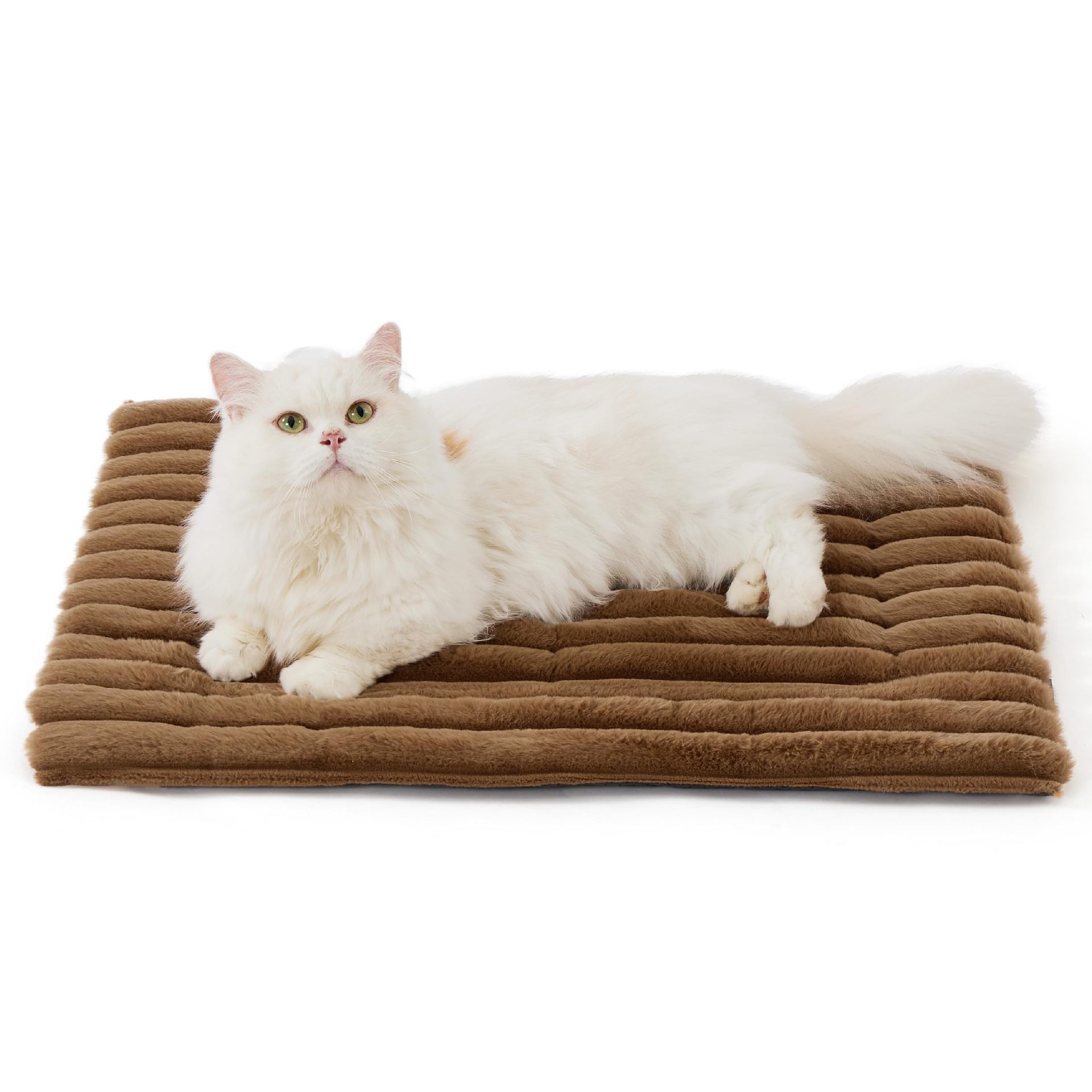 Self-Warming Pet Mat – Thermal Non-Slip Bed for Cats & Small Dogs - Elorapets Elorapets Brown / 61x45cm j4e0kn-zs 4 Self-Warming Pet Mat – Thermal Non-Slip Bed for Cats & Small Dogs