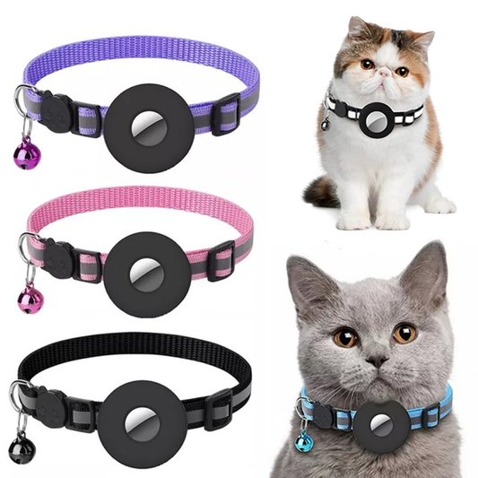 Reflective Airtag Dog & Cat Collar – Waterproof Protective Case - Elorapets Elorapets Red j4e0kn-zs 0 Reflective Airtag Dog & Cat Collar – Waterproof Protective Case