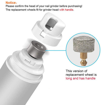 Replacement Grinding Head Of Pet Automatic Nail Grinder - Elorapets Elorapets Grinding head / 1PC j4e0kn-zs 0 Replacement Grinding Head Of Pet Automatic Nail Grinder
