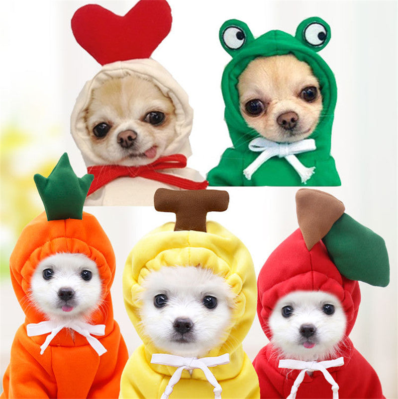 Cute Fruit Dog Hoodie – Warm Fleece Winter Coat for Small Dogs - Elorapets Elorapets 1 Style / XS j4e0kn-zs 0 Cute Fruit Dog Hoodie – Warm Fleece Winter Coat for Small Dogs