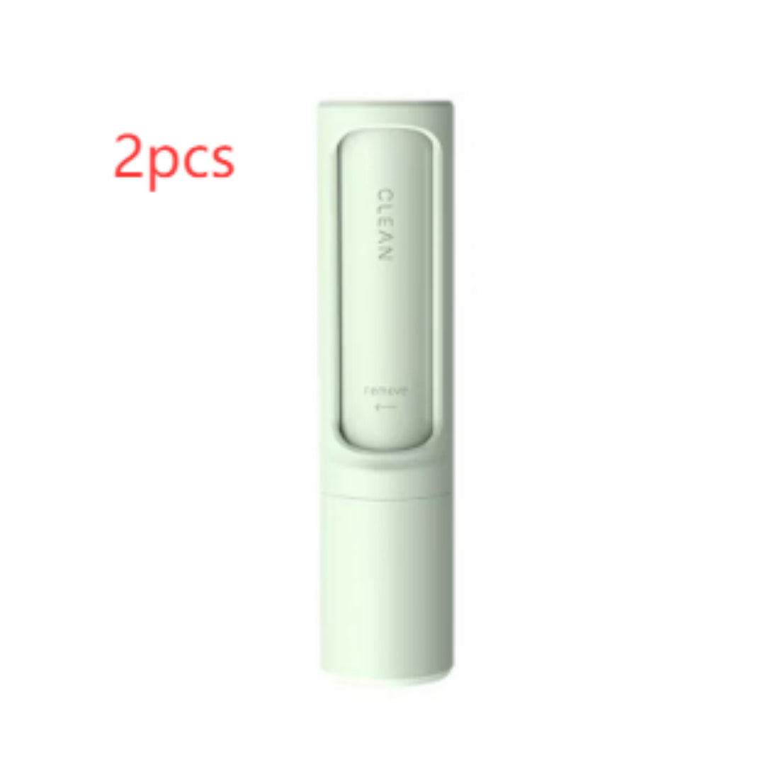 2-in-1 Reusable Pet Hair Remover Brush – Self-Cleaning Lint Roller - Elorapets Elorapets Green 2pcs j4e0kn-zs 0 2-in-1 Reusable Pet Hair Remover Brush – Self-Cleaning Lint Roller