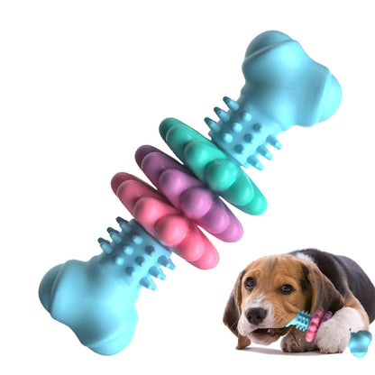 Indestructible TPR Dog Chew Bone – Teeth Cleaning Toy - Elorapets Elorapets Blue j4e0kn-zs 0 Indestructible TPR Dog Chew Bone – Teeth Cleaning Toy