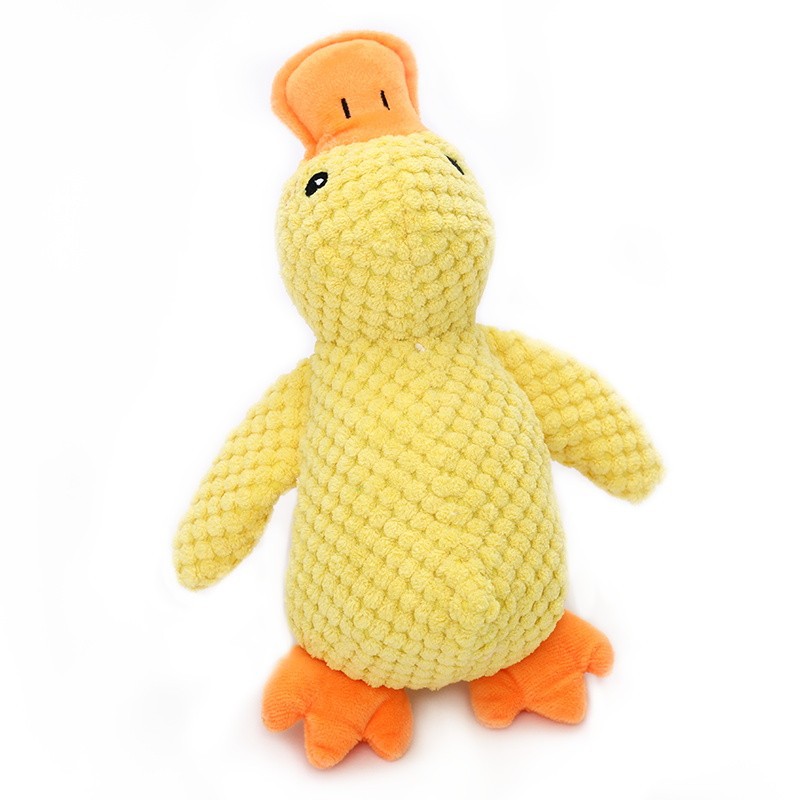 Squeaky Duck Dog Toy – Stuffed & No-Stuff Plush Chew Toy - Elorapets Elorapets Orange j4e0kn-zs 4 Squeaky Duck Dog Toy – Stuffed & No-Stuff Plush Chew Toy