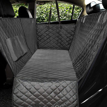 Dog Car Seat Cover Hammock with Mesh Window – Rear Seat Protector - Elorapets Elorapets Black middle zip j4e0kn-zs 0 Dog Car Seat Cover Hammock with Mesh Window – Rear Seat Protector
