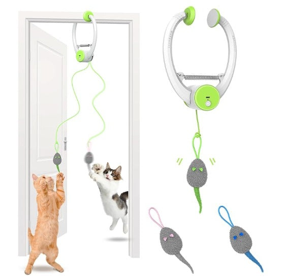 Electric Hanging Mouse Cat Toy – Automatic Teaser - Elorapets Elorapets Sky Blue j4e0kn-zs 0 Electric Hanging Mouse Cat Toy – Automatic Teaser