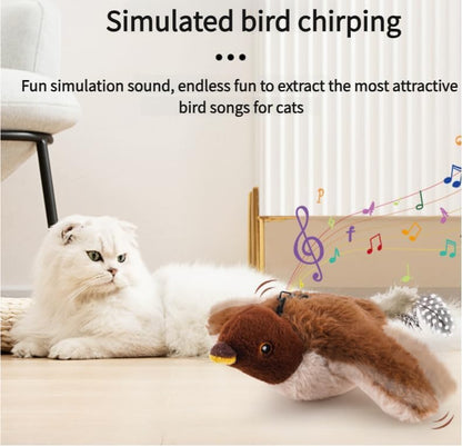 Interactive Flapping Bird Cat Toy – Boredom Relief - Elorapets Elorapets Sparrow j4e0kn-zs 4 Interactive Flapping Bird Cat Toy – Boredom Relief