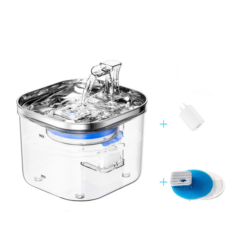 Stainless Steel Pet Water Fountain – Automatic Circulation Dispenser - Elorapets Elorapets Basic payment / 220V US j4e0kn-zs 0 Stainless Steel Pet Water Fountain – Automatic Circulation Dispenser