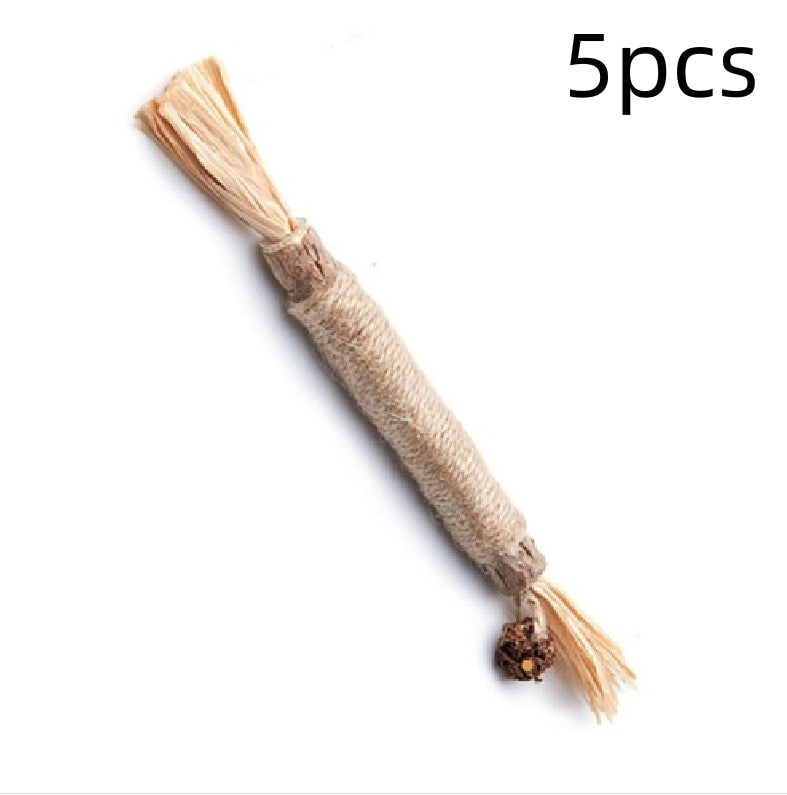 Funny Cat Molar Bite Stick Toy - Elorapets Elorapets Raffia 5 Pack j4e0kn-zs 0 Funny Cat Molar Bite Stick Toy
