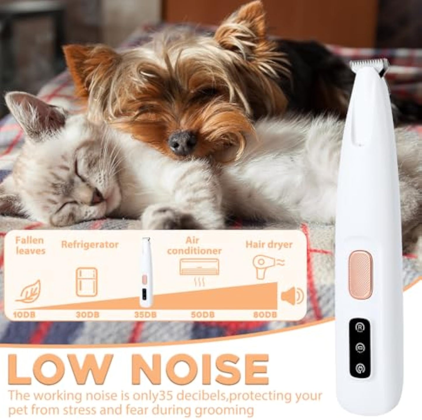 LED Dog Paw Trimmer – Rechargeable Low-Noise Clipper - Elorapets Elorapets White j4e0kn-zs 4 LED Dog Paw Trimmer – Rechargeable Low-Noise Clipper