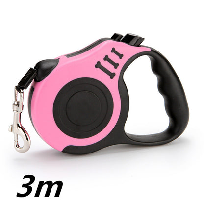Pet Automatic Telescopic Traction Rope - Elorapets Elorapets Pink / 3m j4e0kn-zs 0 Pet Automatic Telescopic Traction Rope