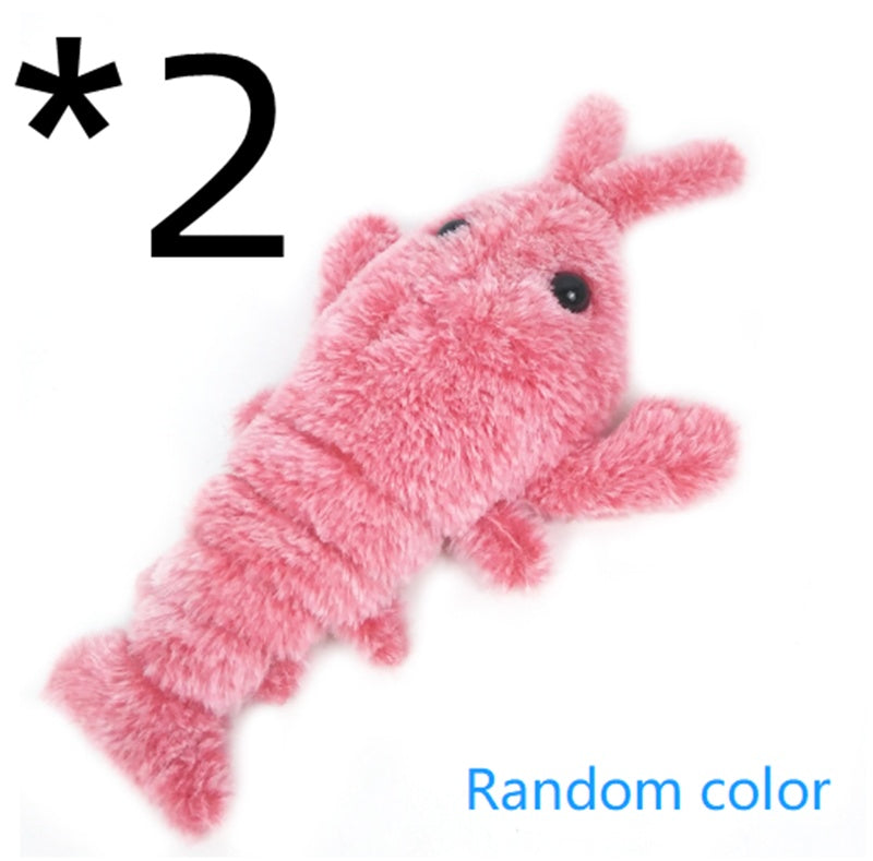 Interactive Jumping Shrimp Cat Toy (USB Rechargeable) - Elorapets Elorapets 2pcs Jumping shrimp random col / About 35CM / USB j4e0kn-zs 0 Interactive Jumping Shrimp Cat Toy (USB Rechargeable)