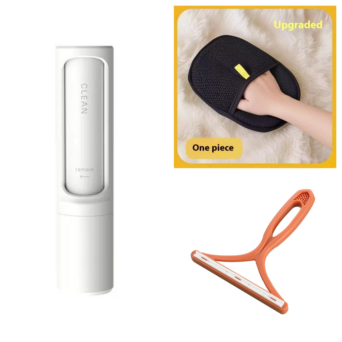 2-in-1 Reusable Pet Hair Remover Brush – Self-Cleaning Lint Roller - Elorapets Elorapets White Set j4e0kn-zs 0 2-in-1 Reusable Pet Hair Remover Brush – Self-Cleaning Lint Roller