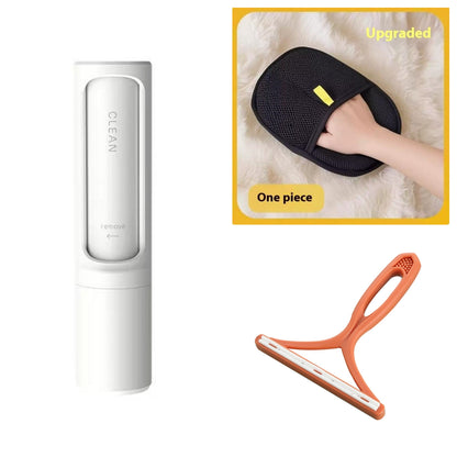 2-in-1 Reusable Pet Hair Remover Brush – Self-Cleaning Lint Roller - Elorapets Elorapets White Set j4e0kn-zs 0 2-in-1 Reusable Pet Hair Remover Brush – Self-Cleaning Lint Roller