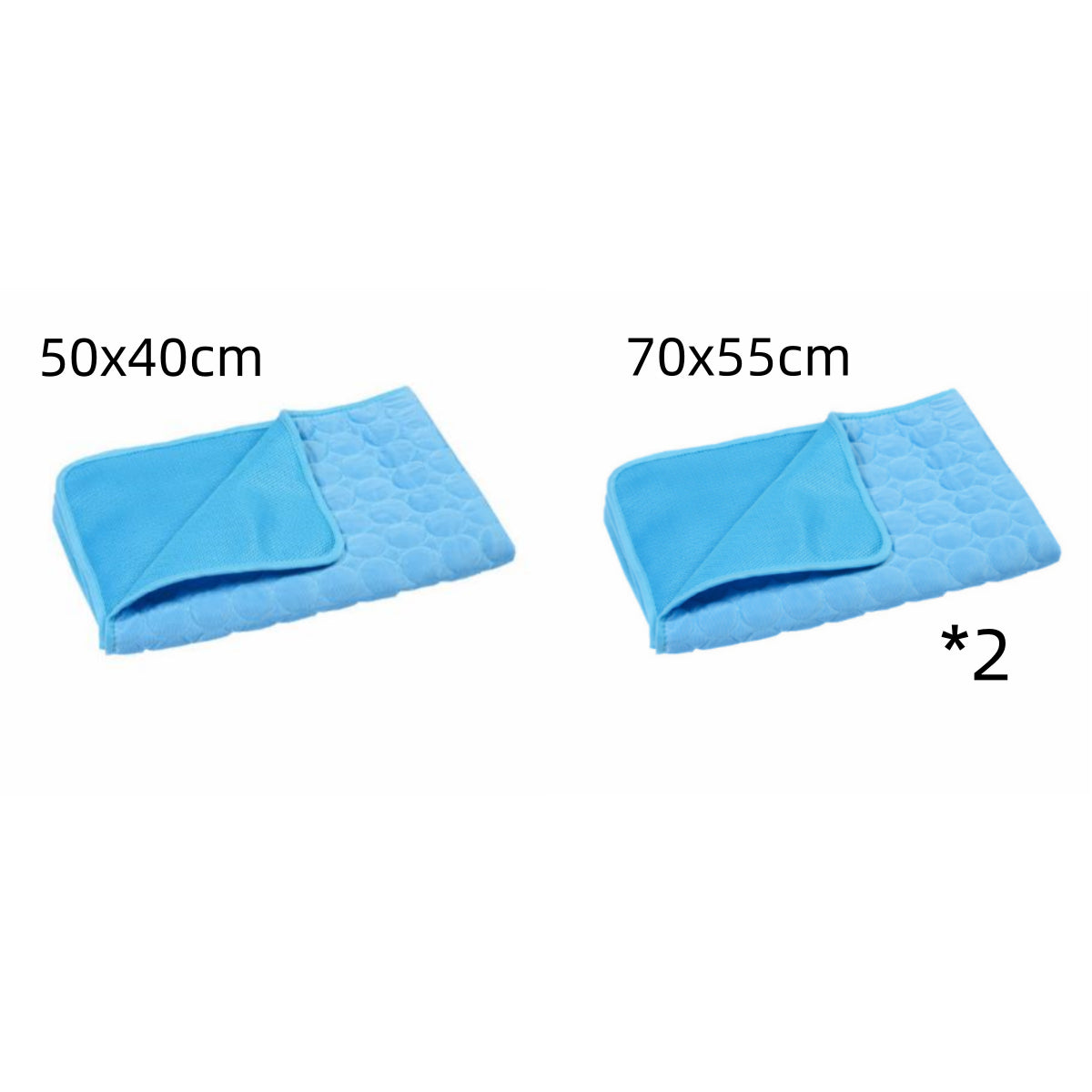 Summer Cooling Pet Sleeping Ice Silk Mat - Elorapets Elorapets Dark Blue / Set7 j4e0kn-zs 0 Summer Cooling Pet Sleeping Ice Silk Mat