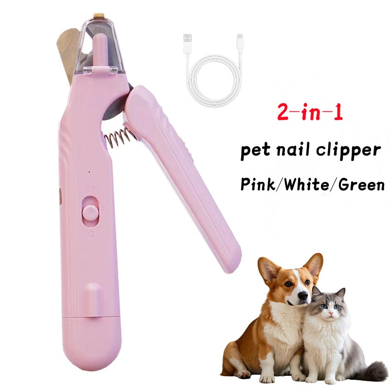 2-in-1 LED Pet Nail Clippers – Dog & Cat Paw Trimmer - Elorapets Elorapets Green j4e0kn-zs 0 2-in-1 LED Pet Nail Clippers – Dog & Cat Paw Trimmer
