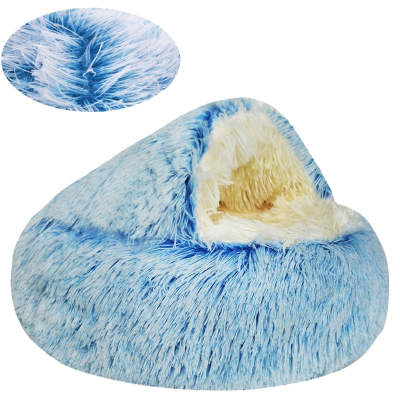 Crystal velvet warm round half-pack cat litter - Elorapets Elorapets Gradient Blue / 50x50cm j4e0kn-zs 0 Crystal velvet warm round half-pack cat litter