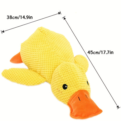 Squeaky Duck Dog Toy – Stuffed & No-Stuff Plush Chew Toy - Elorapets Elorapets Yellow j4e0kn-zs 4 Squeaky Duck Dog Toy – Stuffed & No-Stuff Plush Chew Toy