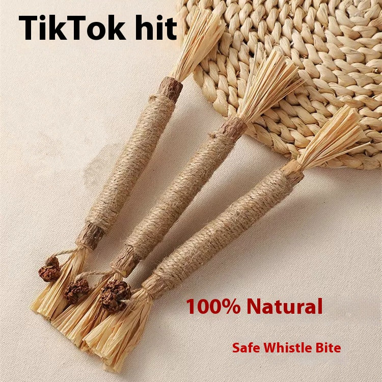 Funny Cat Molar Bite Stick Toy - Elorapets Elorapets One Raffia j4e0kn-zs 0 Funny Cat Molar Bite Stick Toy